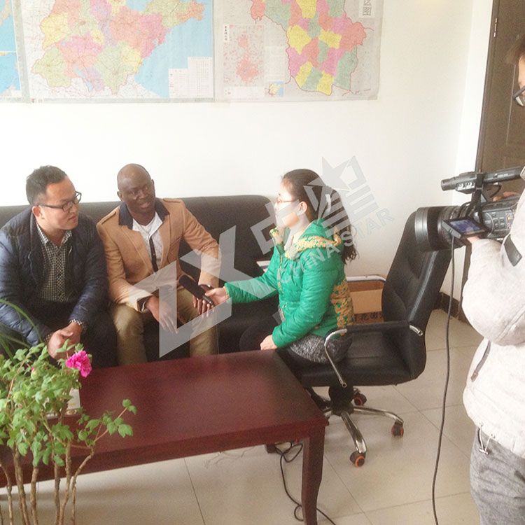 外商客戶蒞臨我公司參觀糧食加工設備