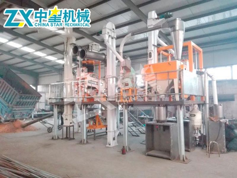 日產12噸玉米脫皮制糝磨粉機加工成套設備